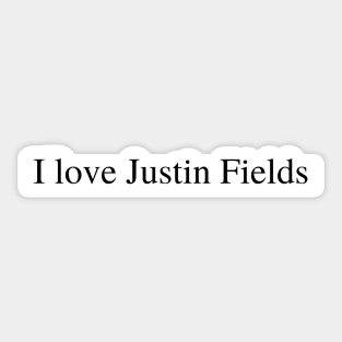 I love Justin Sticker